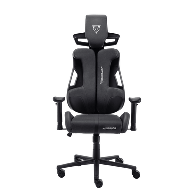 Silla Ocelot Gaming Ost-Black Scorpio en Negro con Reclinación 170°, Reposabrazos 2D y Soporte hasta 150kg